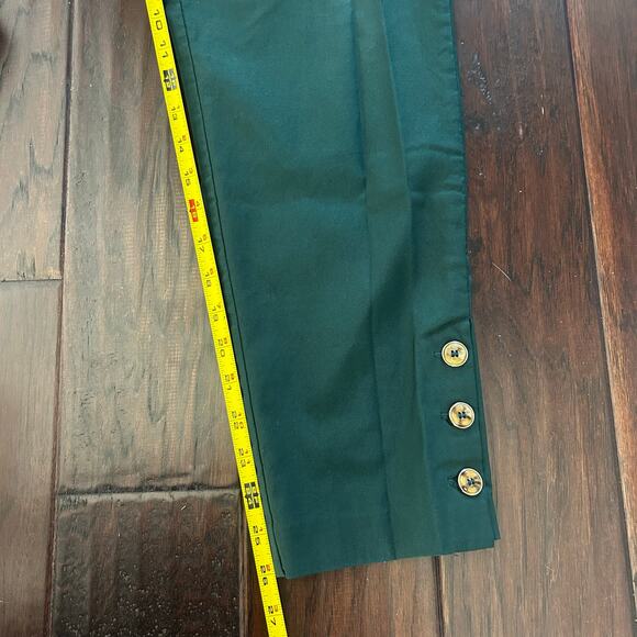 Roz & Ali Size 16 Green Pull-on ankle straight leg pants Career Workwear Classic - Picture 8 of 9